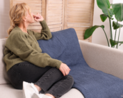 Couple in mediation session discussing divorce without kids in Alberta